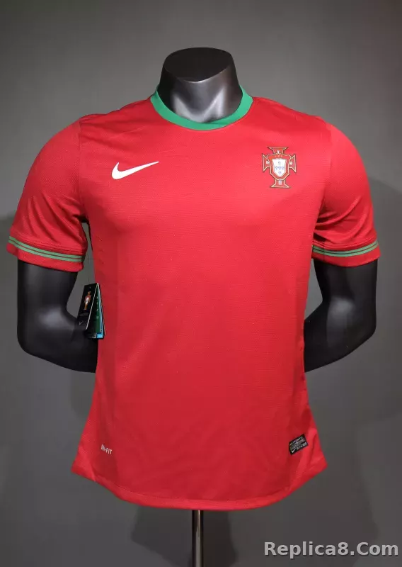 2012 Portugal  Euro Cup Home Retro Jersey Player Edition
