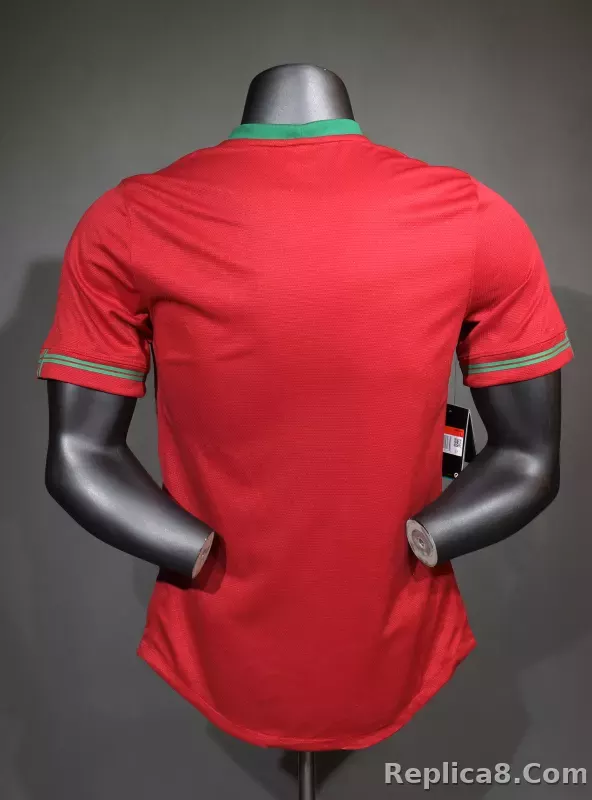 2012 Portugal  Euro Cup Home Retro Jersey Player Edition - detail