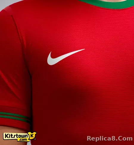 2012 Portugal  Euro Cup Home Retro Jersey Player Edition - detail