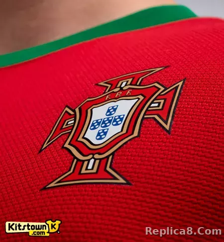 2012 Portugal  Euro Cup Home Retro Jersey Player Edition - detail