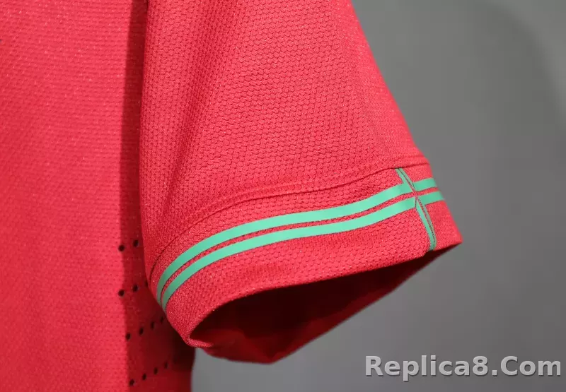 2012 Portugal  Euro Cup Home Retro Jersey Player Edition - detail