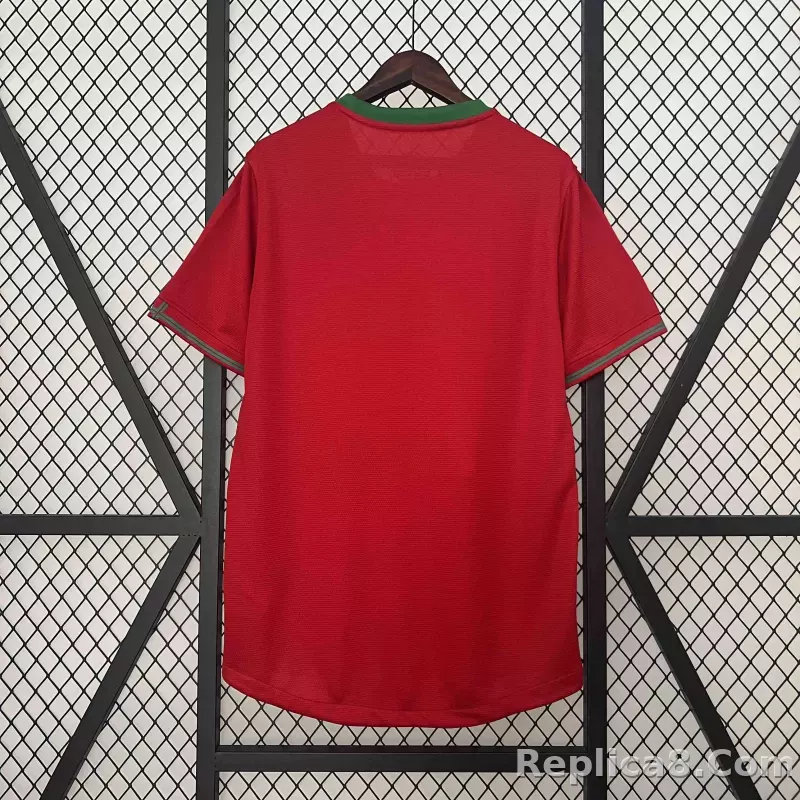 2012 Portugal  Euro Cup Home Retro Jersey - detail