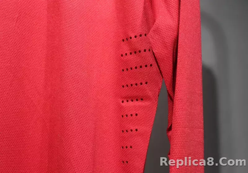 2012 Portugal  Euro Cup Home Retro Jersey Player Edtion Long Sleeve - detail