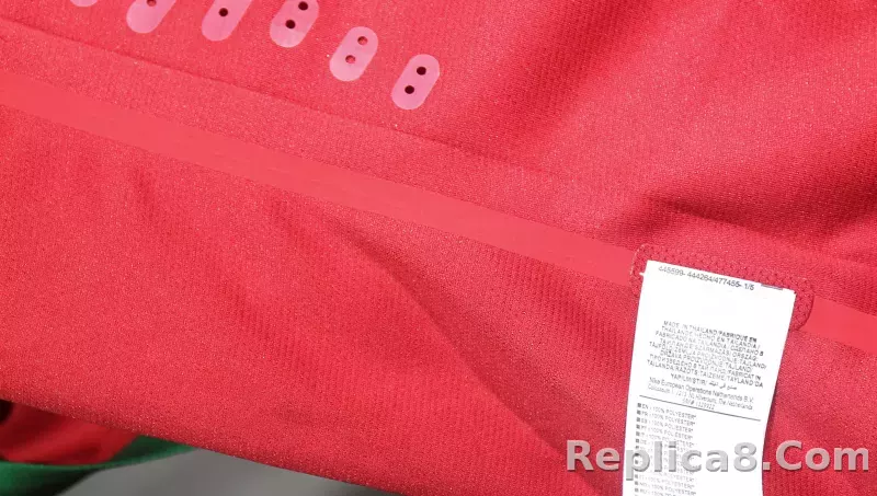 2012 Portugal  Euro Cup Home Retro Jersey Player Edtion Long Sleeve - detail