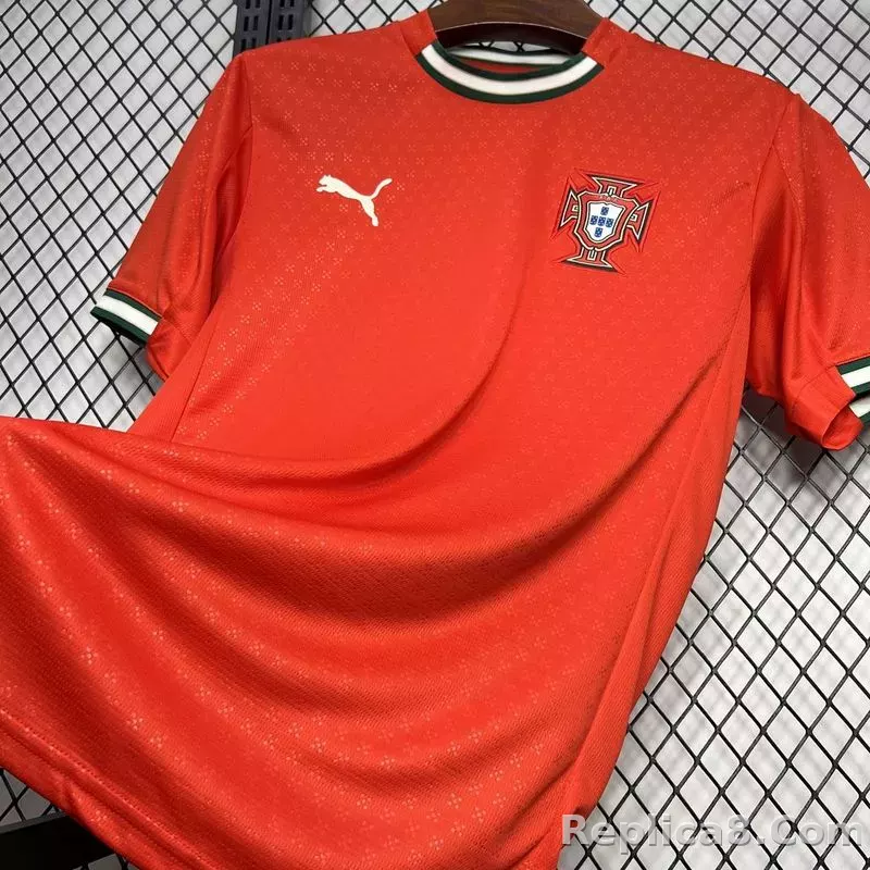 2025 Portugal  Home Soccer Jersey - detail