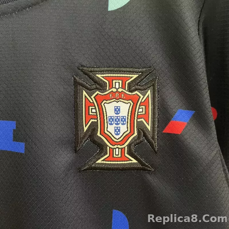2024 Portugal Grey Training Kid Kits Youth Apparels Sport Jersey - detail