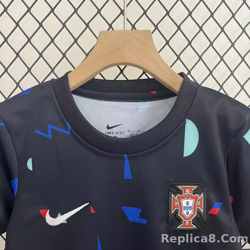 2024 Portugal Grey Training Kid Kits Youth Apparels Sport Jersey - detail