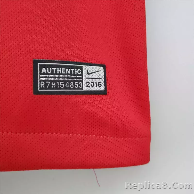 2016 Portugal  Euro Cup Home Retro Jersey - detail