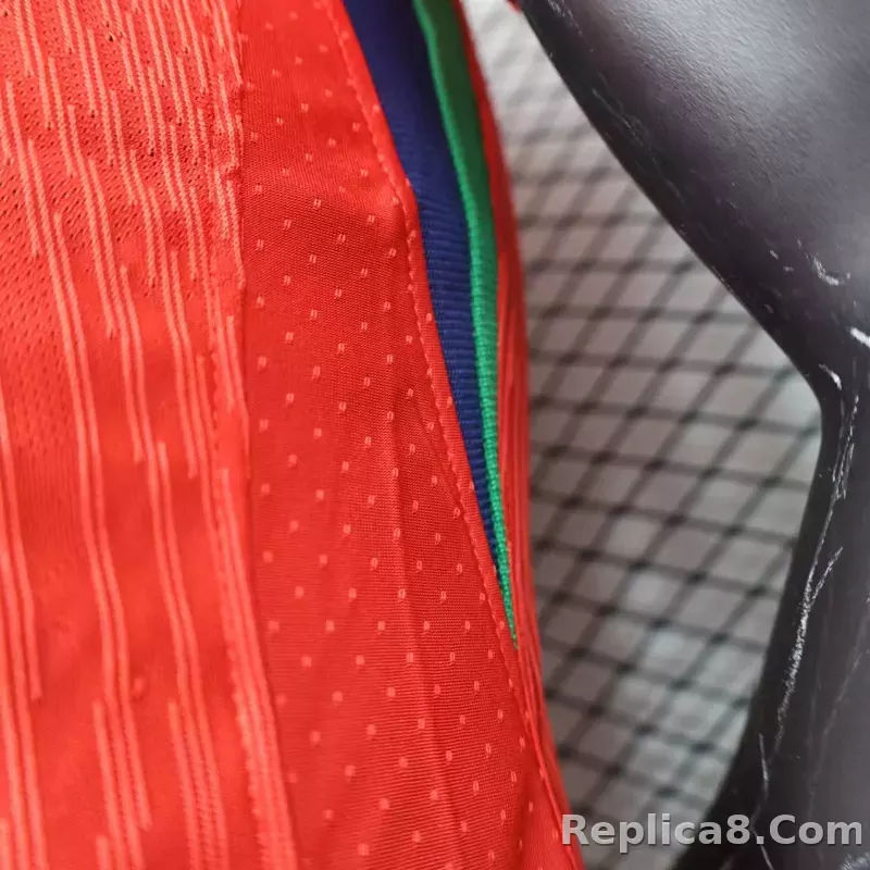 2024 Portugal Euro Cup Home Soccer Jersey Player Edition - detail