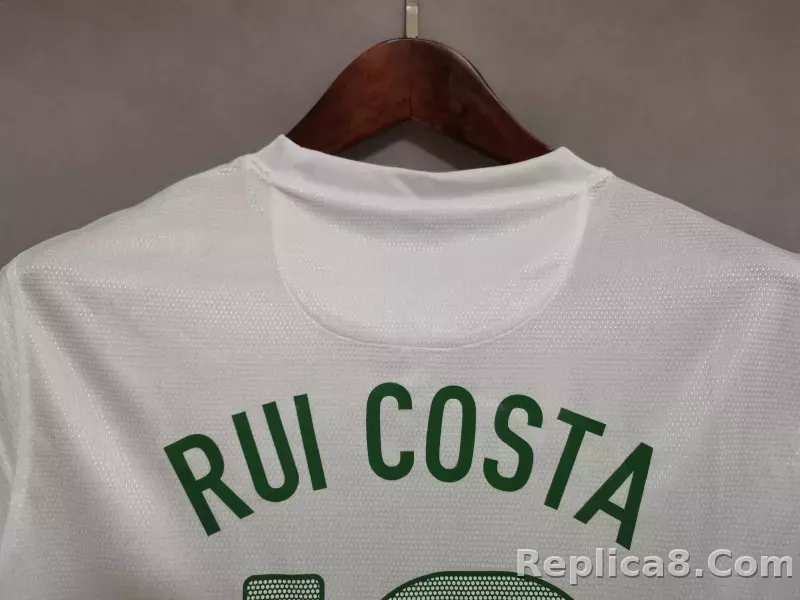 2012 Portugal Ronaldo #7  Euro Cup Away Retro Jersey - detail