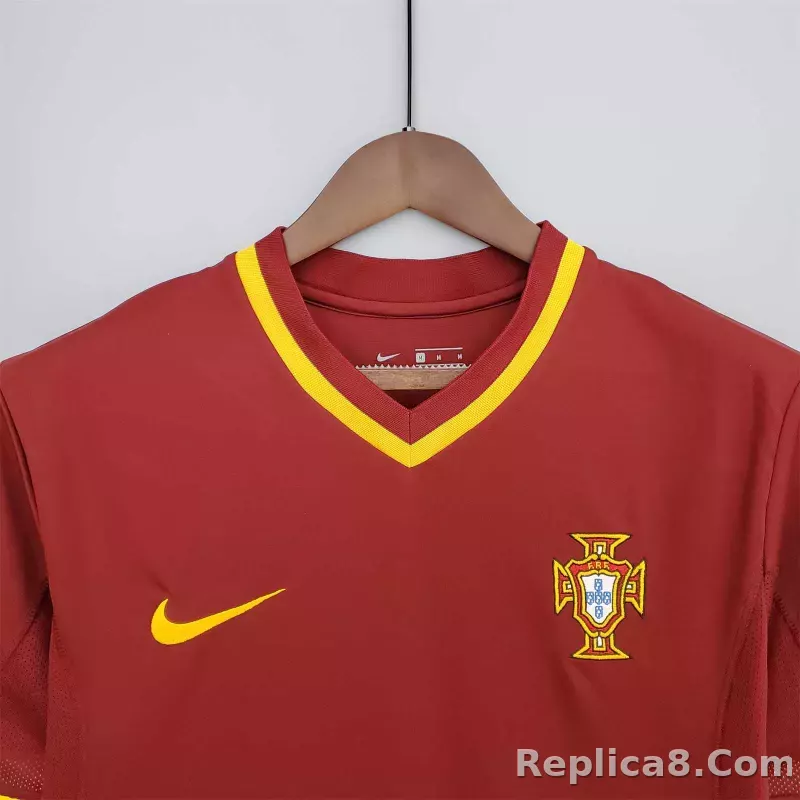 2000 Portugal  Euro Cup Home Retro Jersey - detail