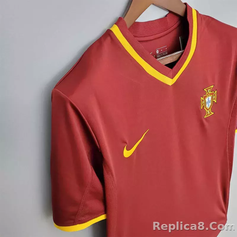 2000 Portugal  Euro Cup Home Retro Jersey - detail