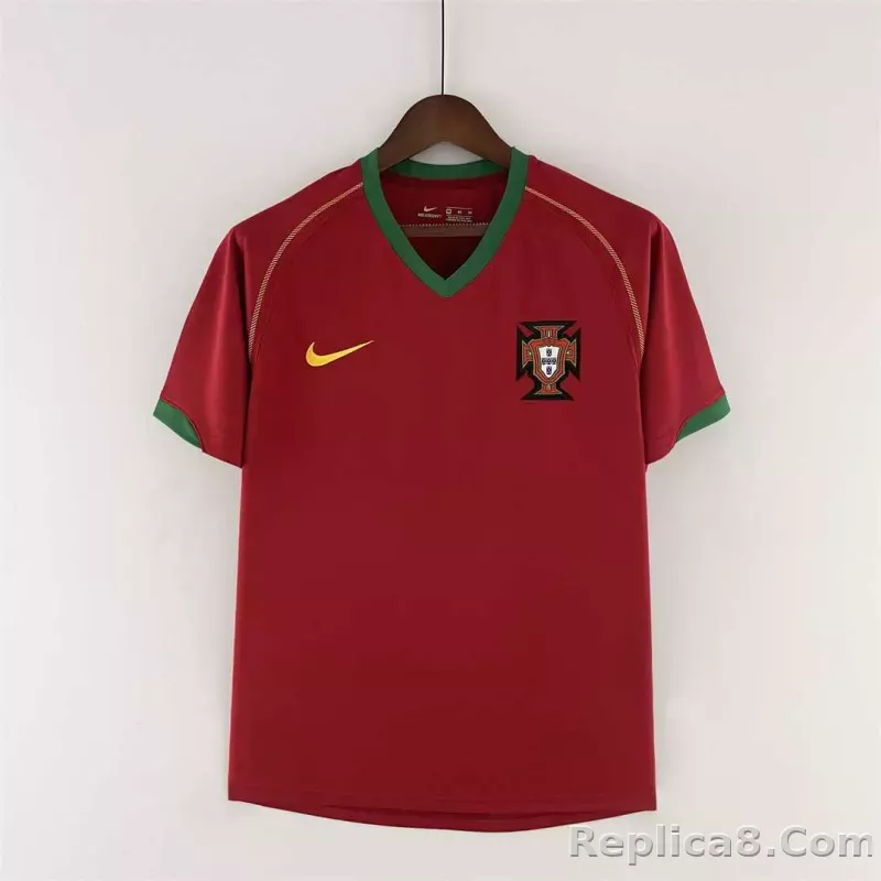 2006 Portugal  World Cup Home Retro Jersey