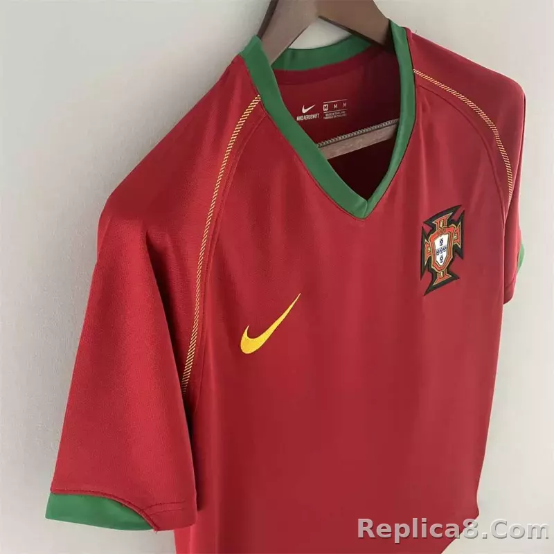 2006 Portugal  World Cup Home Retro Jersey - detail