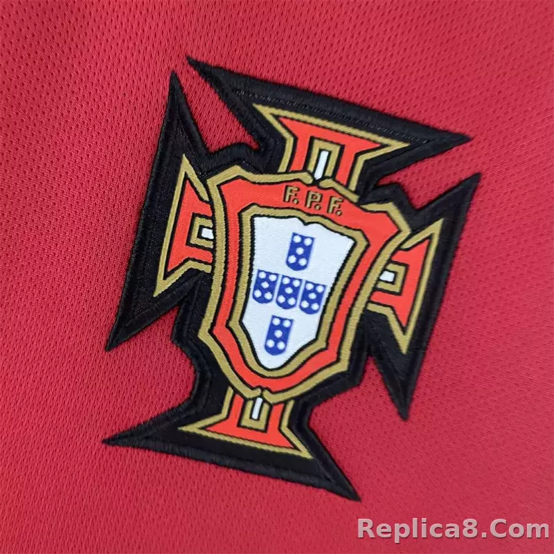 2006 Portugal  World Cup Home Retro Jersey - detail