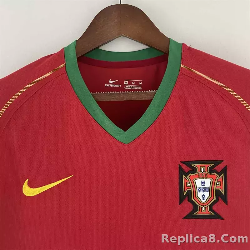 2006 Portugal  World Cup Home Retro Jersey - detail