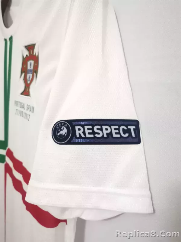 2012 Portugal  Euro Cup Away Retro Jersey - detail