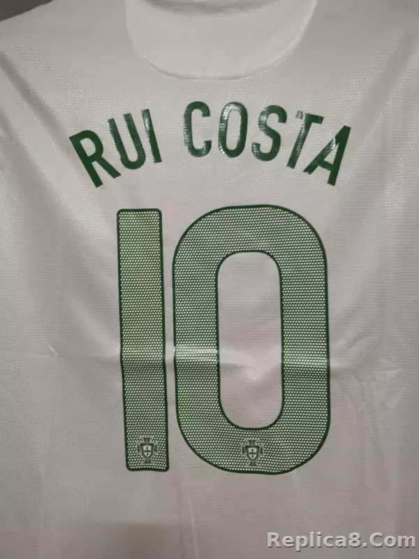 2012 Portugal  Euro Cup Away Retro Jersey - detail