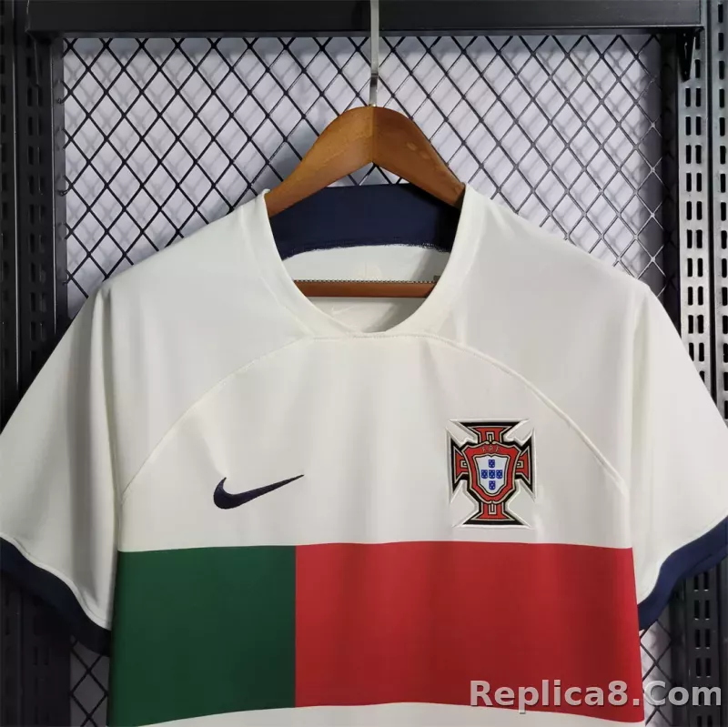 2022 Portugal   World Cup Away Fan Edition Soccer Jersey - detail