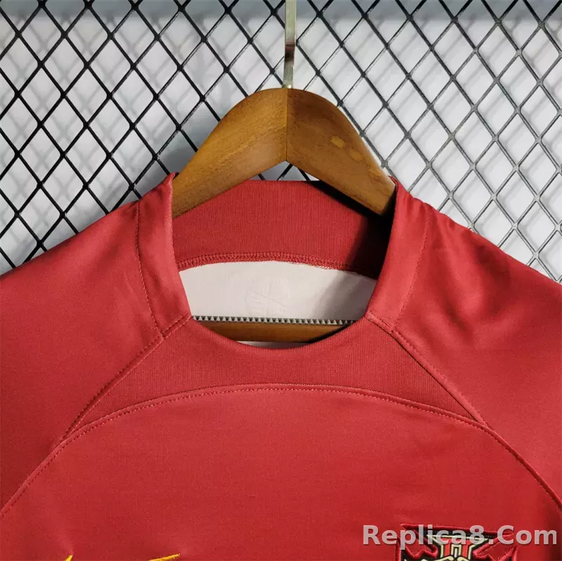 2022 Portugal   World Cup Home Fan Edition Soccer Jersey - detail