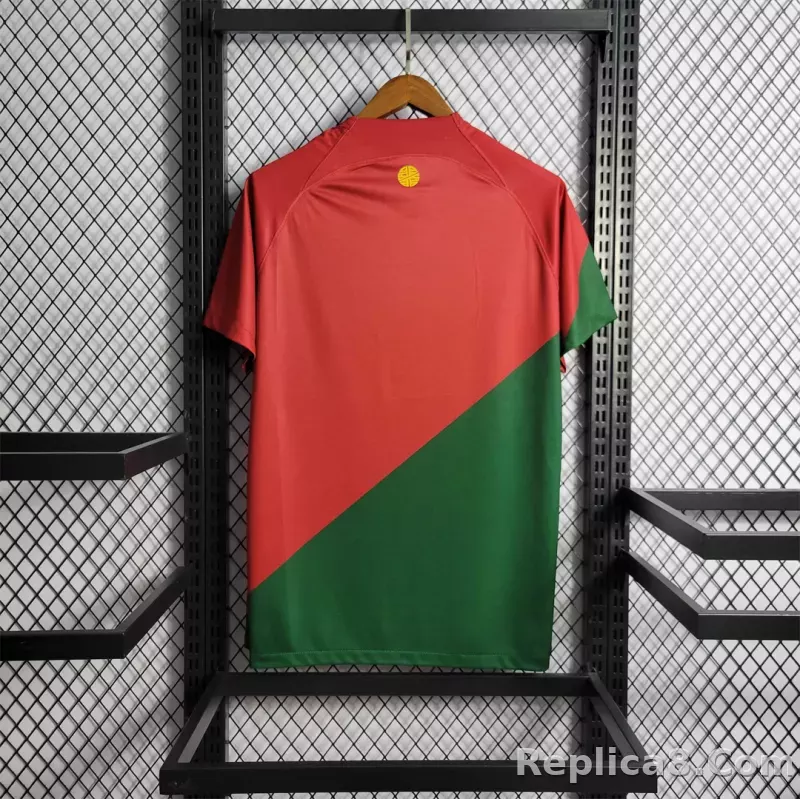 2022 Portugal   World Cup Home Fan Edition Soccer Jersey - detail