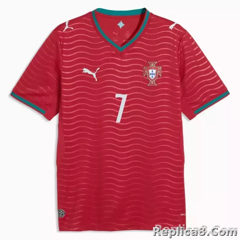 Puma 2026 Portugal Men's Stadium Home Ronaldo #7 Soccer Jersey - detail