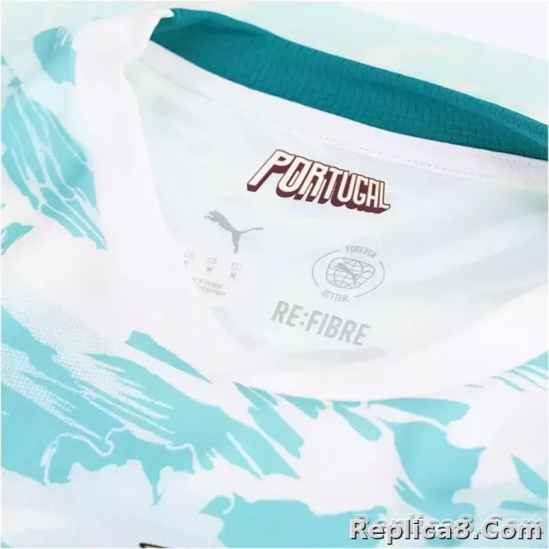 PUMA Men's Cristiano Ronaldo Portugal 2026 Away Stadium Jersey (White) - detail