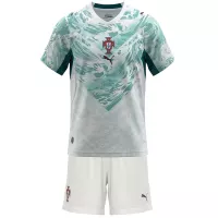 2026 Portugal Away World Cup Soccer Full Kids Kit Jersey+Shorts+Socks - view 3