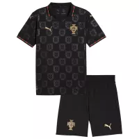 2026 Portugal 'Black Panther' Special Edition Kids Kit Jersey+Shorts - view 1