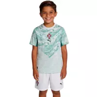 2026 Portugal Away World Cup Soccer Kids Kit Jersey+Shorts - view 4