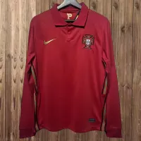 2020/21 Portugal Home Soccer Jersey Long Sleeve - view 1