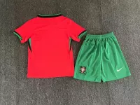 2024 Portugal Euro Cup Home Kids Kit Jersey+Short - view 3
