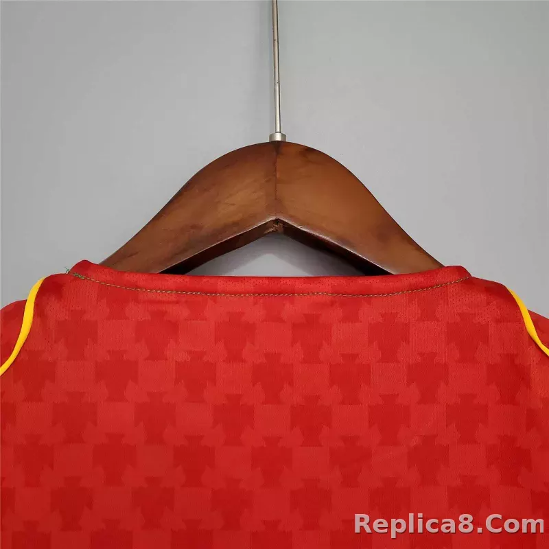 2004 Portugal C.Ronaldo #17 Euro Cup Home Retro Jersey - detail