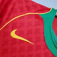 2004 Portugal C.Ronaldo #17 Euro Cup Home Retro Jersey - view 13