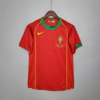 2004 Portugal C.Ronaldo #17 Euro Cup Home Retro Jersey - view 4