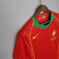 2004 Portugal C.Ronaldo #17 Euro Cup Home Retro Jersey - view 6