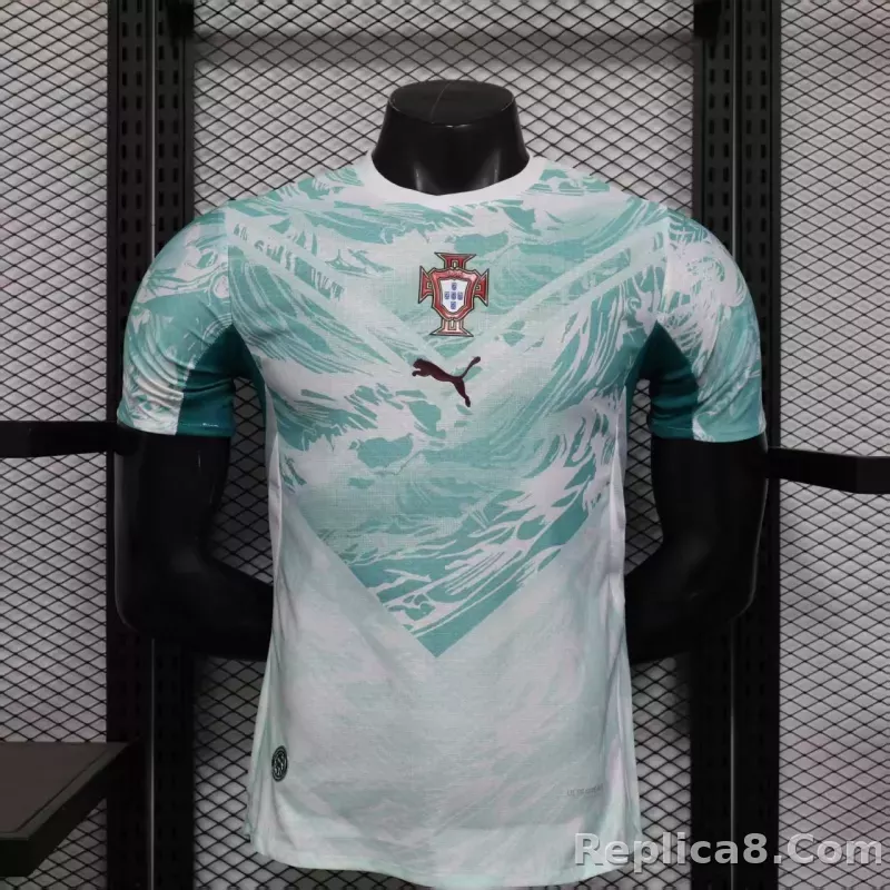 2026 Portugal  Away World Cup Soccer Jersey Player Version White