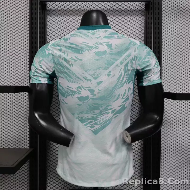 2026 Portugal  Away World Cup Soccer Jersey Player Version White - detail