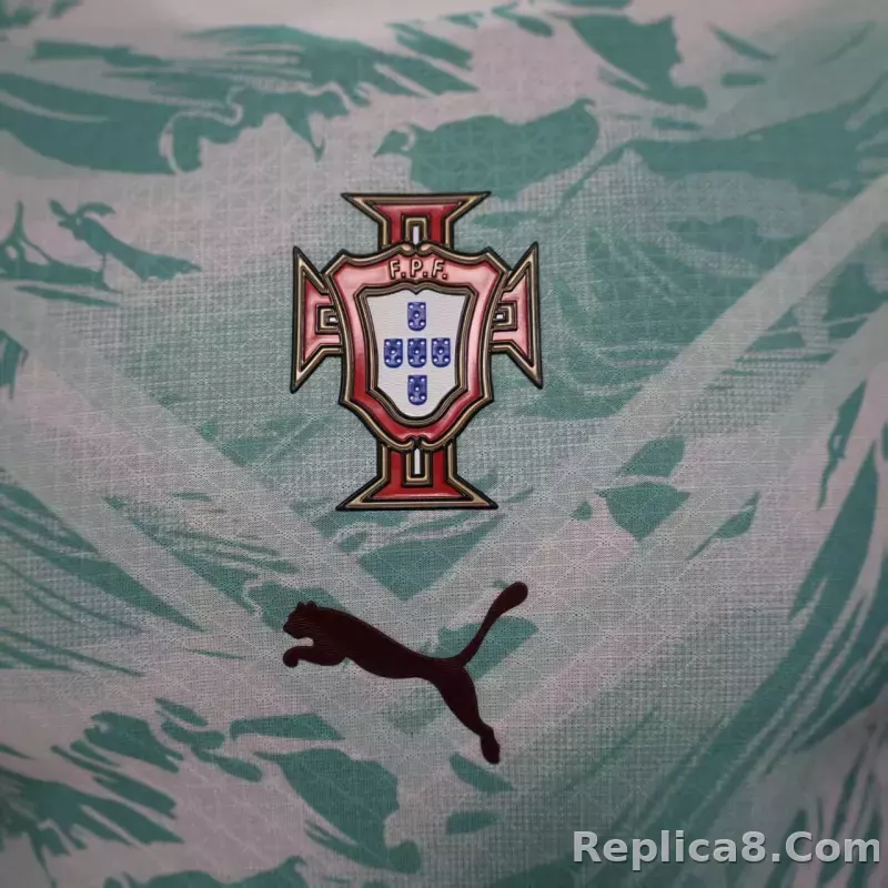 2026 Portugal  Away World Cup Soccer Jersey Player Version White - detail