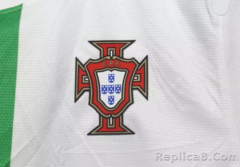 2012 Portugal  Euro Cup Away Retro Jersey Player Edition - detail