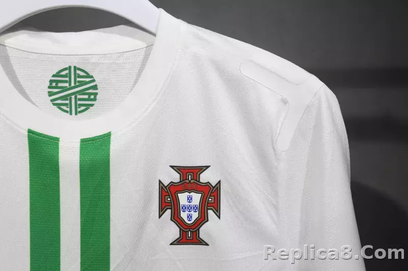 2012 Portugal  Euro Cup Away Retro Jersey Player Edition - detail