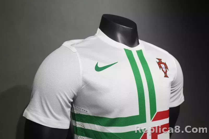 2012 Portugal  Euro Cup Away Retro Jersey Player Edition - detail