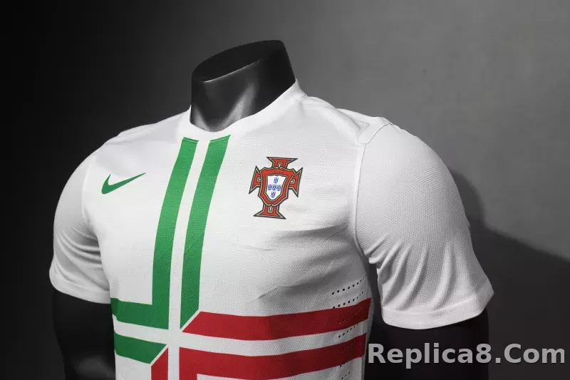 2012 Portugal  Euro Cup Away Retro Jersey Player Edition - detail