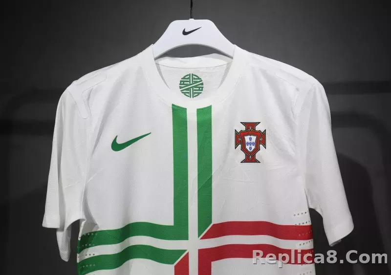 2012 Portugal  Euro Cup Away Retro Jersey Player Edition - detail