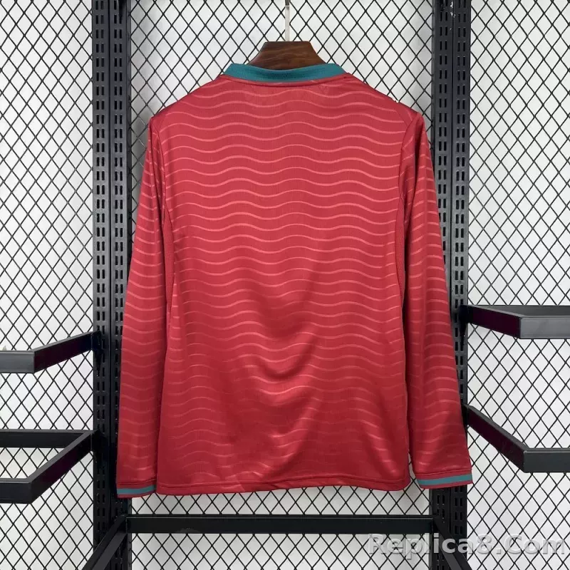 2026 Portugal  Home World Cup Soccer Jersey Long Sleeve - detail