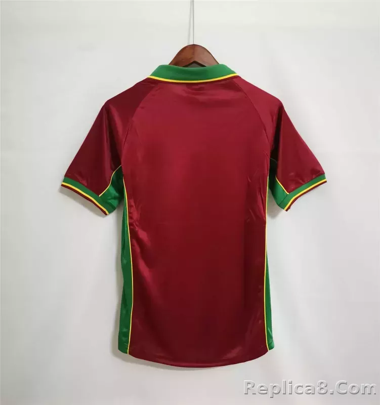 1998 Portugal  World Cup Home Retro Jersey - detail