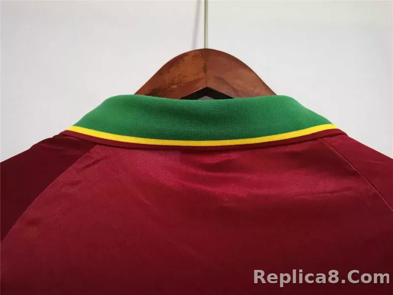 1998 Portugal  World Cup Home Retro Jersey - detail