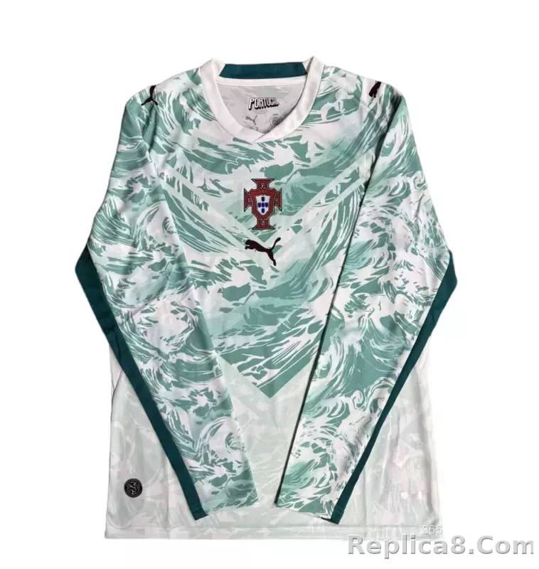 2026 Portugal  Away World Cup Soccer Jersey Long Sleeve