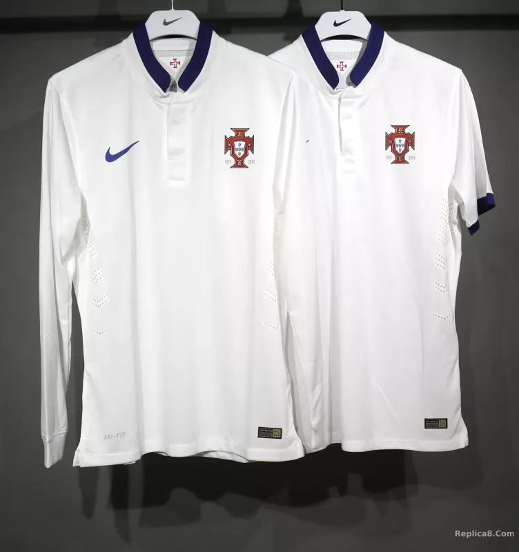 2014 Portugal  World Cup Away Retro Jersey Player Edition - detail