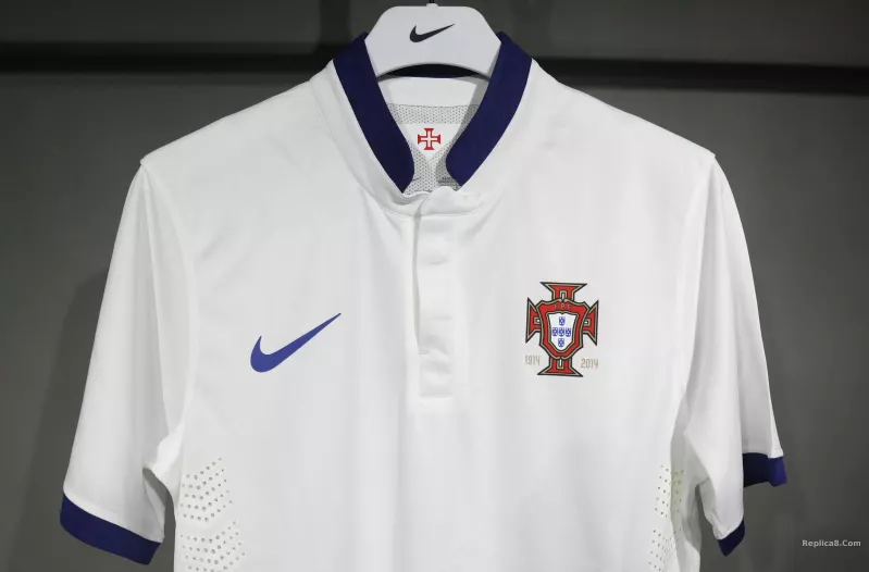 2014 Portugal  World Cup Away Retro Jersey Player Edition - detail
